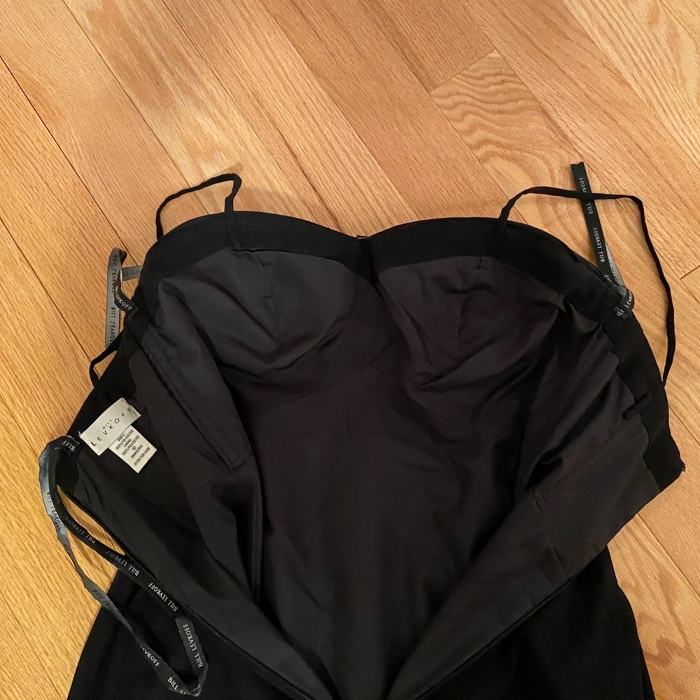 Bill Levkoff Black Evening Gown / Dress - Picture 7 of 8